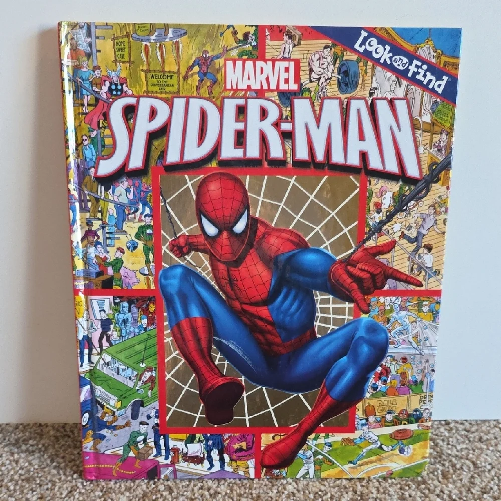 Marvel Spider-Man Look and Find Adventure Books - Hardcover